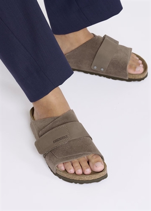 Kyoto suede sandal Concrete Gray Birkenstock 